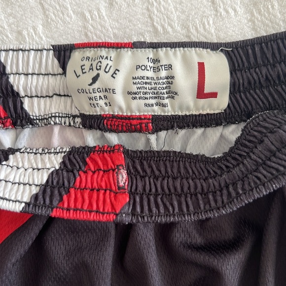 Cornell University LAX shorts - Boys Large (men’s small) - Black/Red/White - Picture 3 of 5